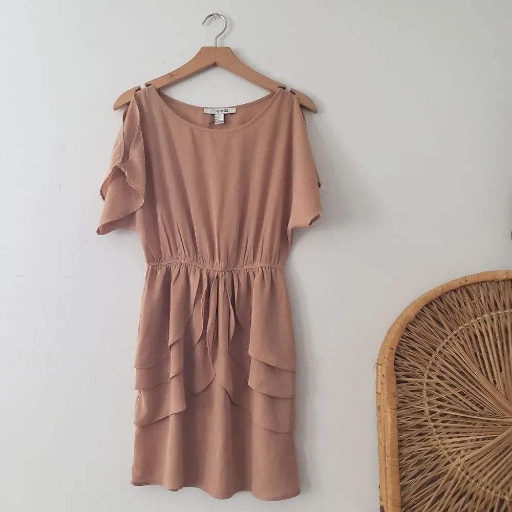 Forever21 Cold Shoulder Mini Dress S